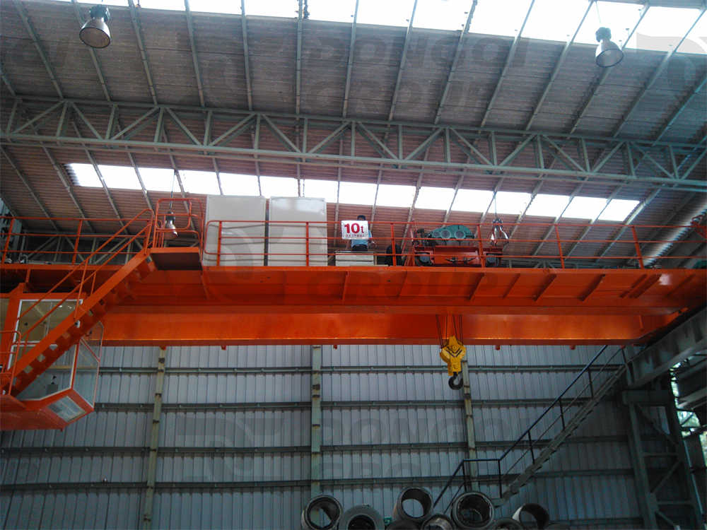 Installation of 10 ton double beam overhead crane at Bangladesh Steel Plant