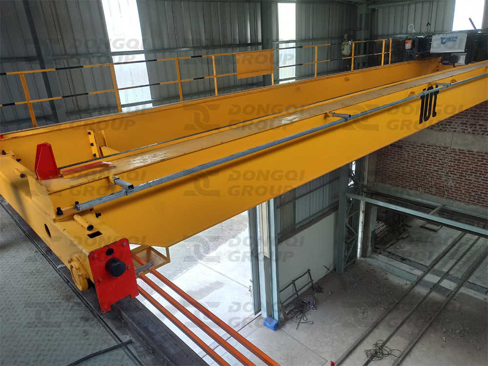 Design and install a 10 ton double beam overhead crane for a steel coil factory in Bangladesh