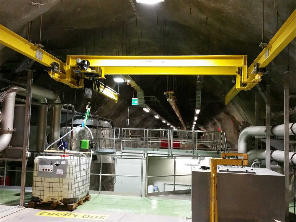 Bridge crane becomes an indispensable part of the sludge plant upgrade system