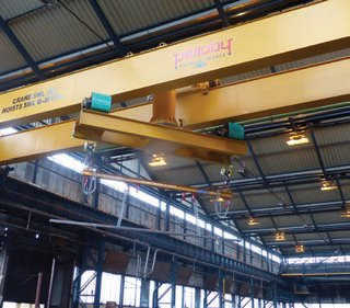 Pengecoran Super Alloy Crane Overhead yang Disesuaikan dengan Balok Berputar