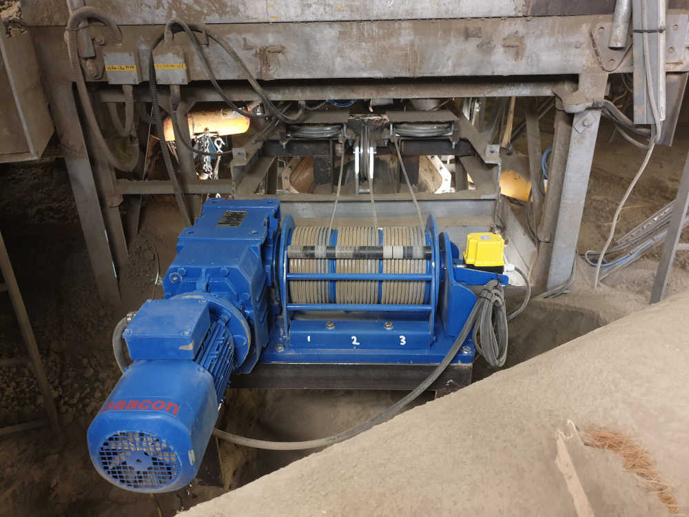 Supply of custom electric winches to a UK building products company