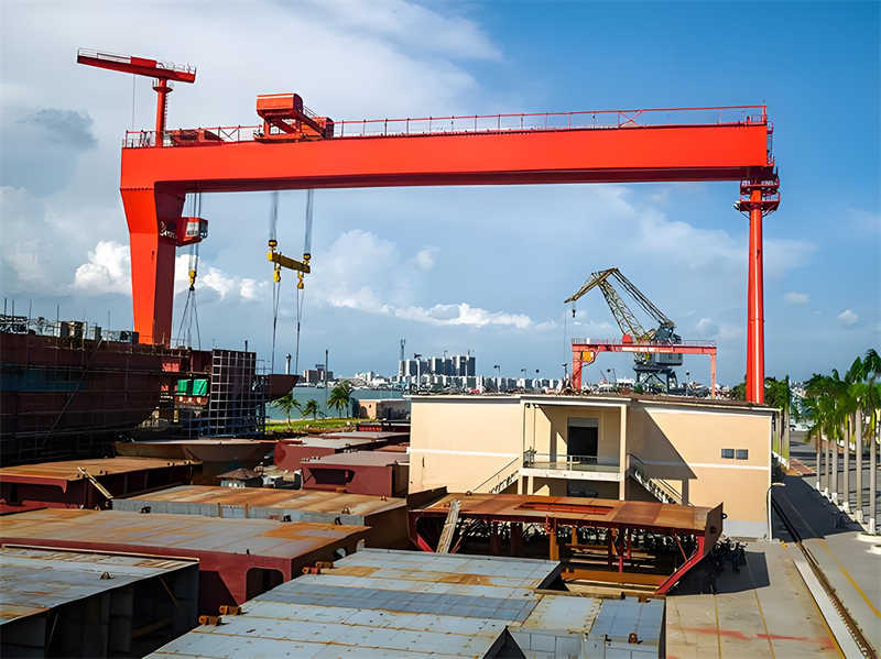 Derek Gantry Galangan Kapal untuk Perakitan Lambung Kapal